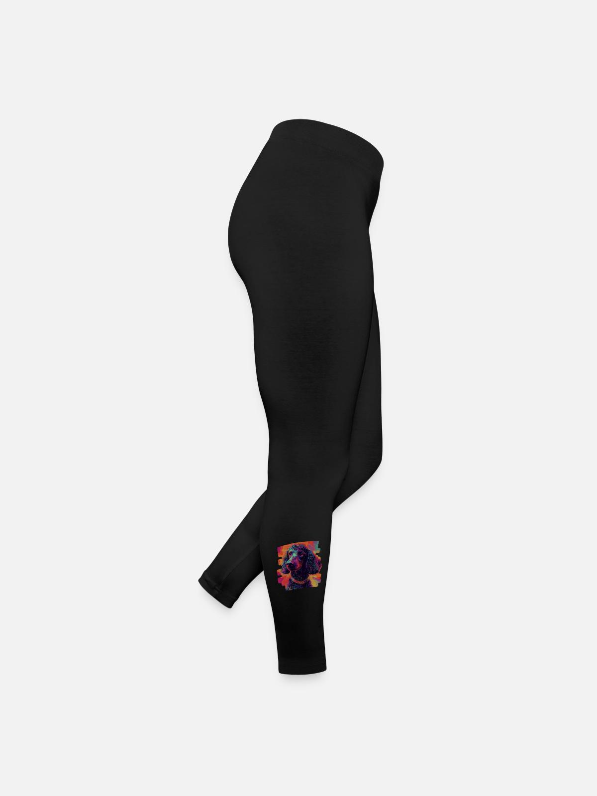 Poodle - Women’s Jersey Leggings - black - Right