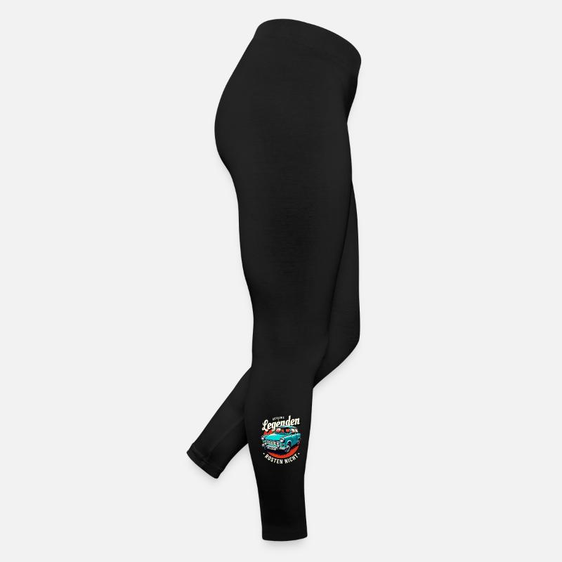 Ostalgie Legende Rennpappe  Trabi DDR Retro Frauen Jersey Leggings