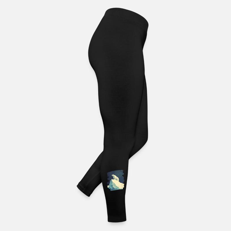 Ours blanc Legging en jersey Femme