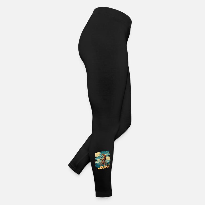 Mountain bikers MTB Mountains Cycling Women’s Jersey Leggings