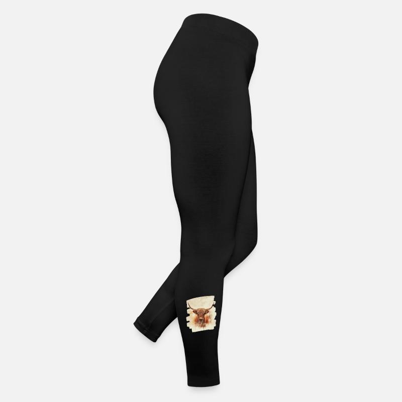 Scottish Highland cattle Women’s Jersey Leggings