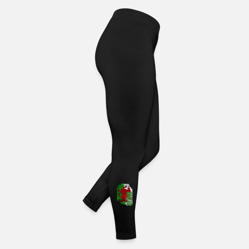 Vertical Welsh flag, Welsh pride Women’s Jersey Leggings