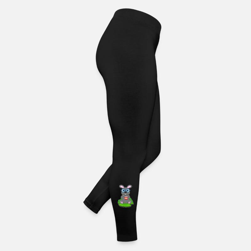 Hase Popcorn Frauen Jersey Leggings