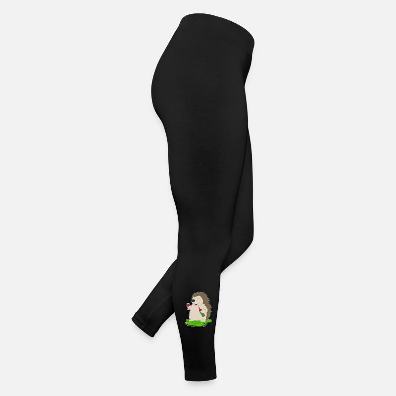 Bouteille de vin rouge hérisson Legging en jersey Femme