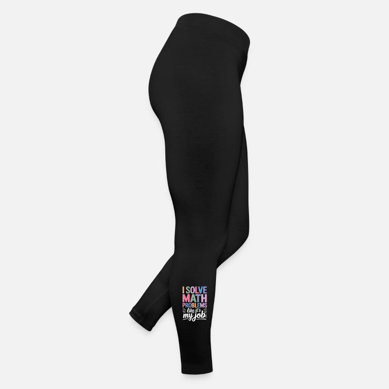 Ich Löse Matheprobleme Wie Ein Beruf Math Lehrer Frauen Jersey Leggings