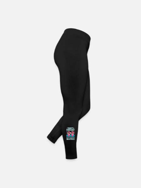 Synchronschwimmen Kunstschwimmen Wassersport - Frauen Jersey Leggings - Schwarz - Rechts