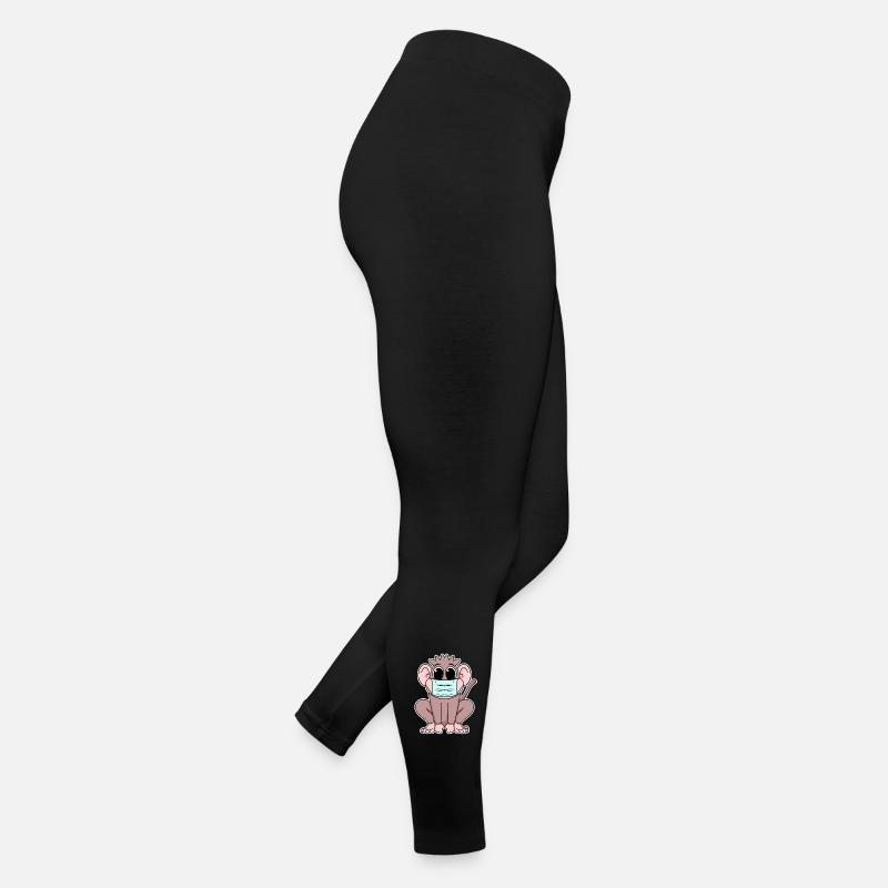 Affe mit Maske Frauen Jersey Leggings