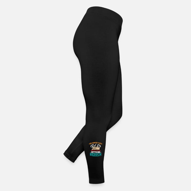 Camper Camping Caravan Saying Women’s Jersey Leggings