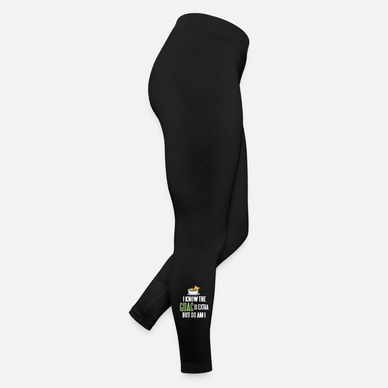 Guacamole Is Life Funny Snack Chip Dip Meme Legging en jersey Femme