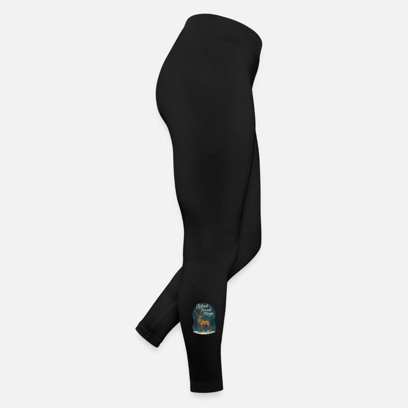 Cerf d’hiver – Magie silencieuse de la forêt Legging en jersey Femme