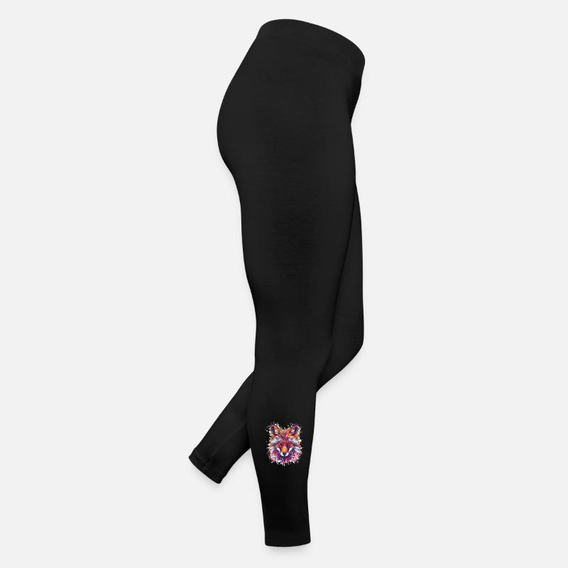 Renard Aquarelle Legging en jersey Femme