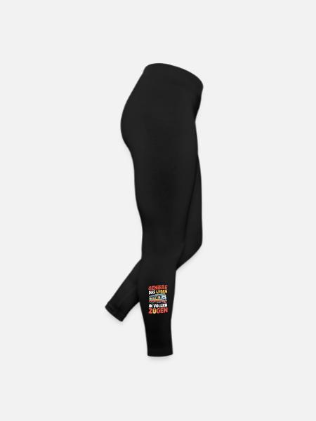 Railway Enjoy life to the fullest Railway - Women’s Jersey Leggings - black - Right