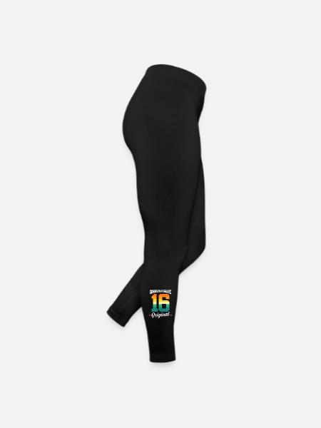 16 Anniversaire - Legging en jersey Femme - noir - Droite