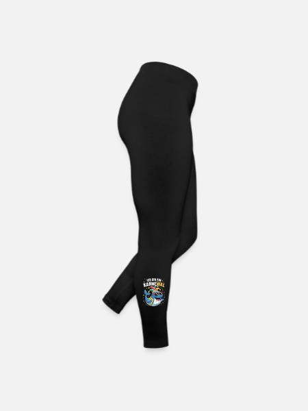Carnival Carnival Costume, Karnewal, Fasnacht - Women’s Jersey Leggings - black - Right