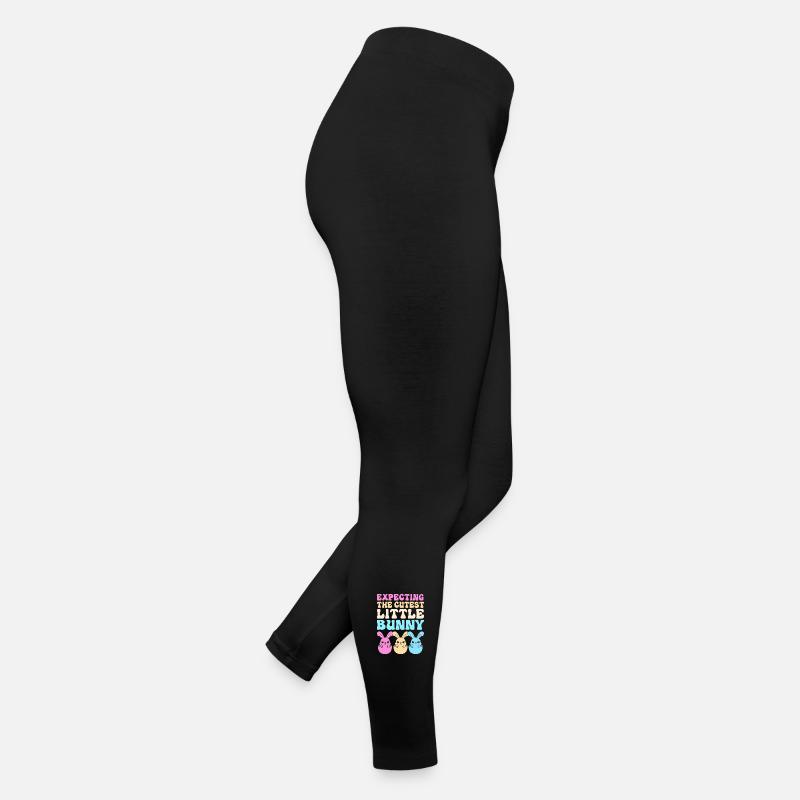 Gender Reveal Easter Mom-to-be Women’s Jersey Leggings