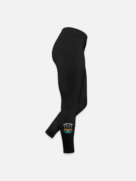 Auto Tuner Tuning Kfz Werkstatt Mechaniker Spruch - Women’s Jersey Leggings - black - Right