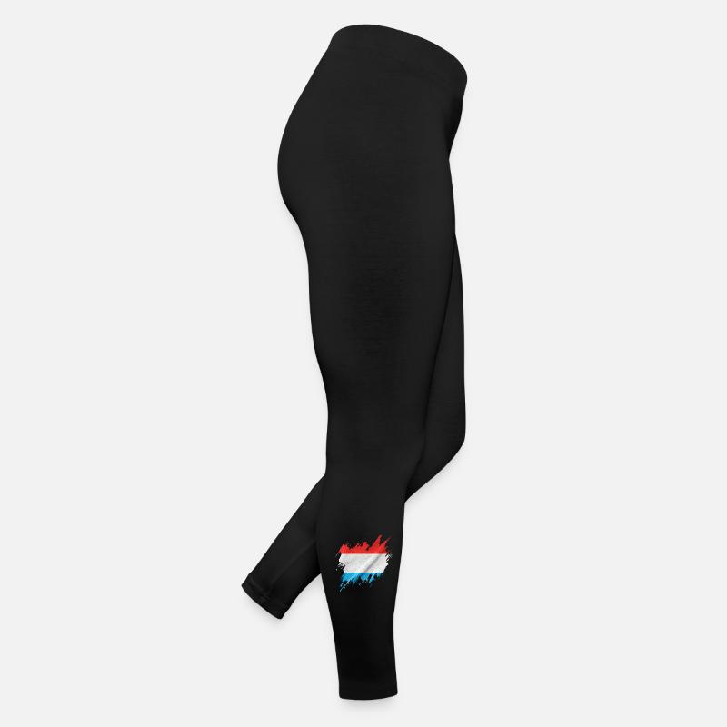 Drapeau du Luxembourg, style déchiré Legging en jersey Femme