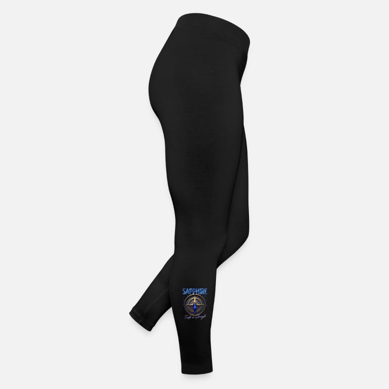 Birthstone September Sapphire Women’s Jersey Leggings