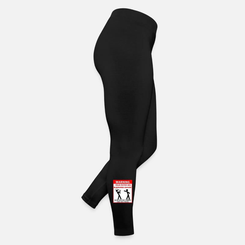 Sicherheitshinweis t Frauen Jersey Leggings