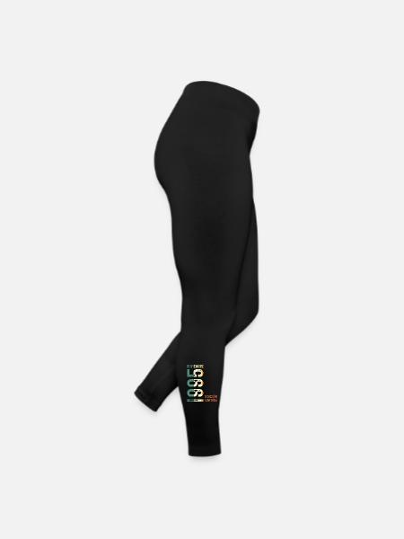 Novembre 1995 Vintage Rétro Anniversaire - Legging en jersey Femme - noir - Droite
