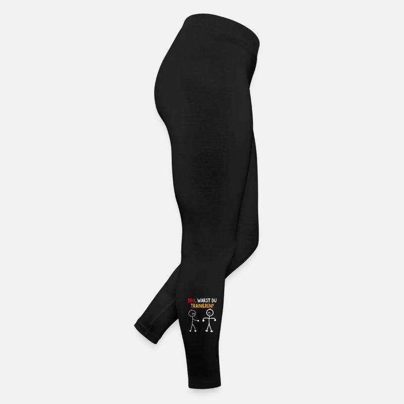 Stick Figure ÉTIEZ-VOUS EN TRAIN DE VOUS ENTRAÎNER DRÔLE Legging en jersey Femme
