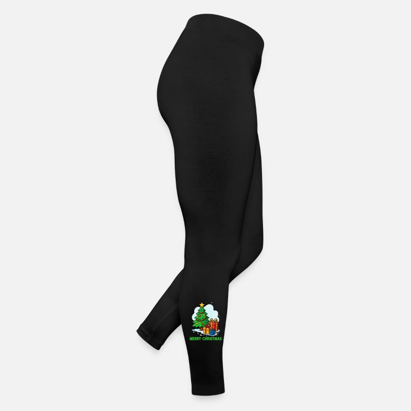 Weihnachtsbaum mit Geschenken Frauen Jersey Leggings