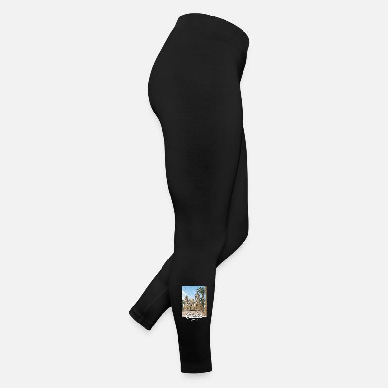 Cadiz Spanien Frauen Jersey Leggings