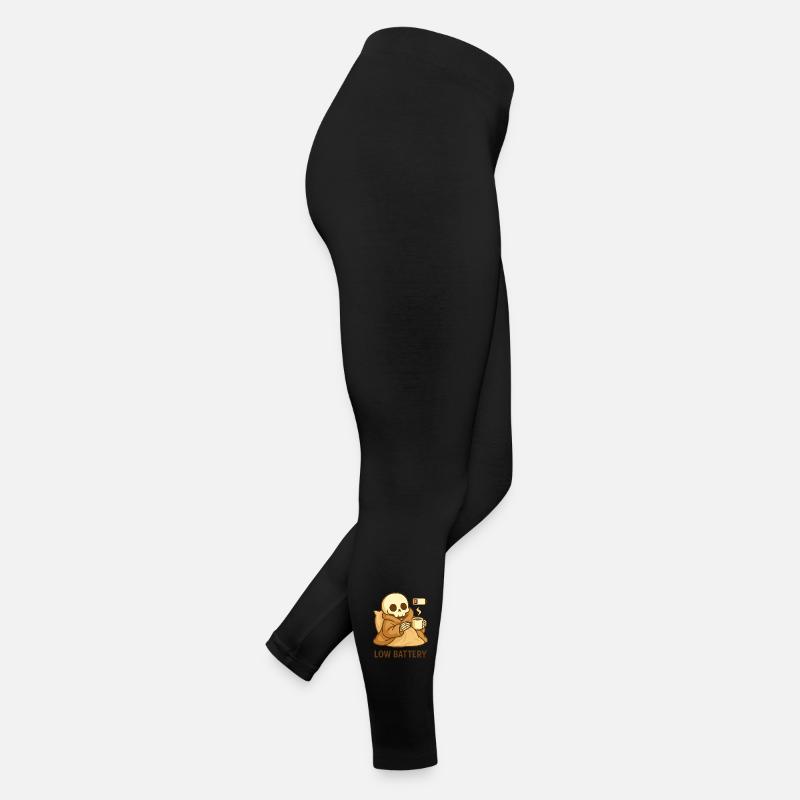 Low Battery Skelett – Cozy müde Frauen Jersey Leggings