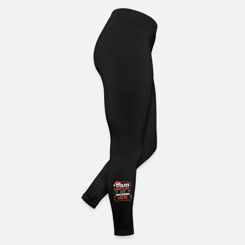Noël du Père Noël Espiègle Noël Legging en jersey Femme