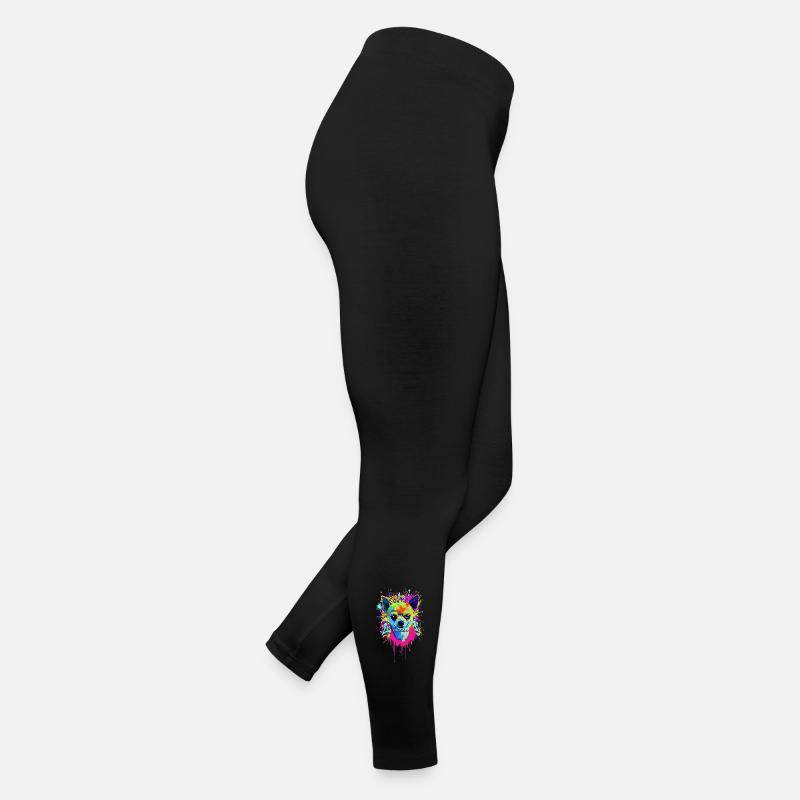 Chihuahua Pop Art Graffiti Dog - fais-le mec Legging en jersey Femme