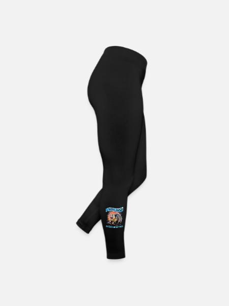 Funny Opossum - Women’s Jersey Leggings - black - Right