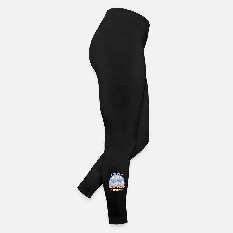 Harp Seal Seals Really Like Harp Seals Women’s Jersey Leggings