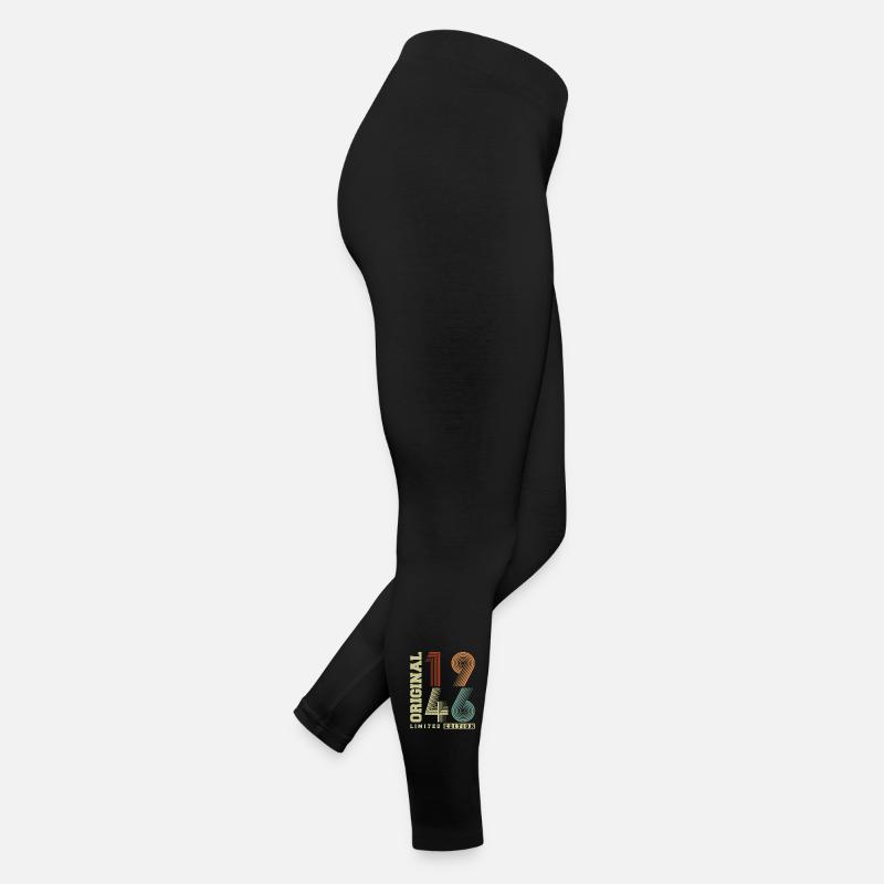 Original 1946 Vintage Birthday Retro Women’s Jersey Leggings