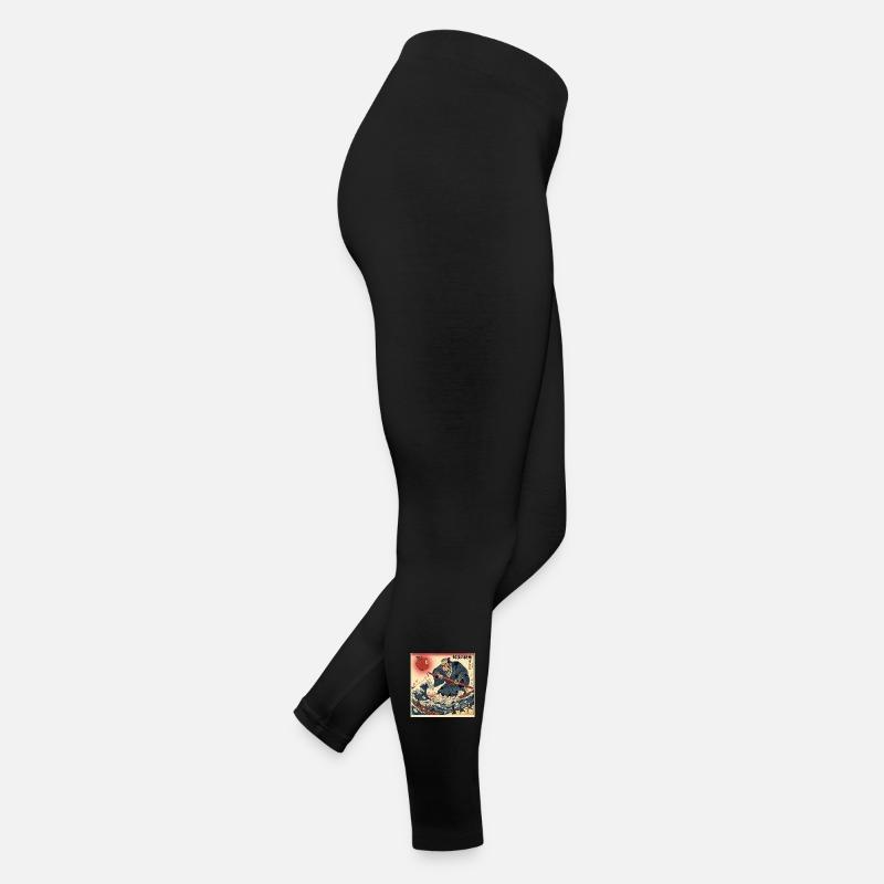 試験の終焉 Samurai Fight against school exams Women’s Jersey Leggings