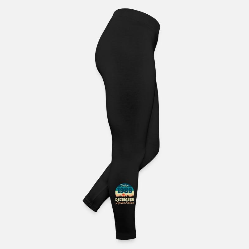 Geburtstag Dezember 1989 Geburtstagsgeschenk Frauen Jersey Leggings