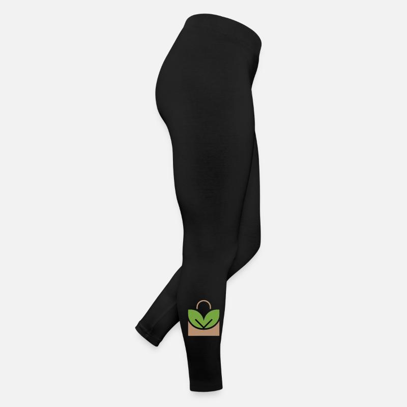 EcoLeaf Plant In Pot Logo Women’s Jersey Leggings