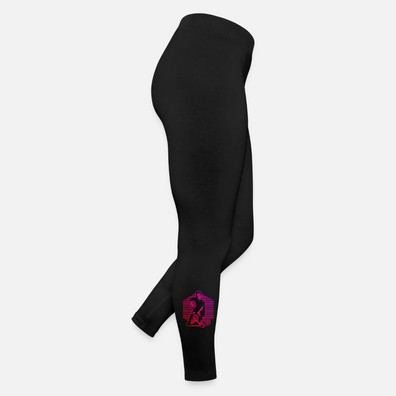 Floorball motif that works immediately Women’s Jersey Leggings