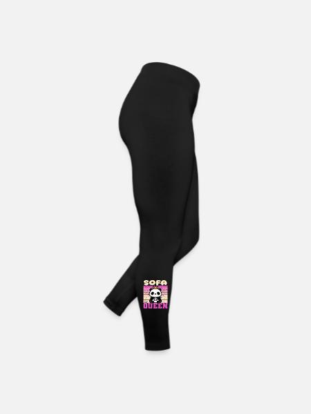 Zocken Frau - Frauen Jersey Leggings - Schwarz - Rechts