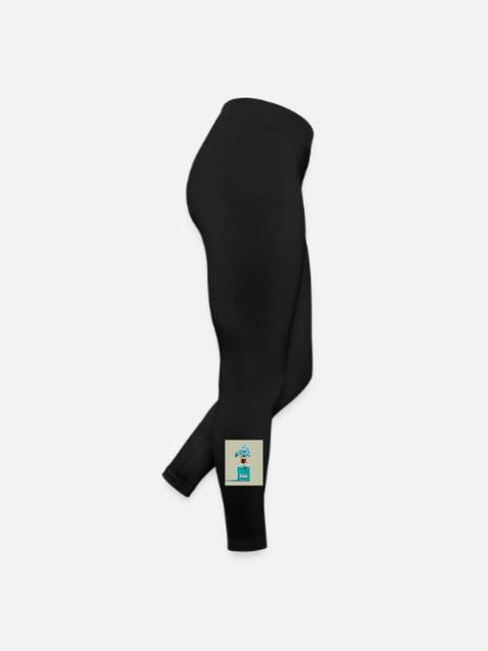 Aqua Tofana Feministisches Kunstdesign | Historische Frauen - Frauen Jersey Leggings - Schwarz - Rechts