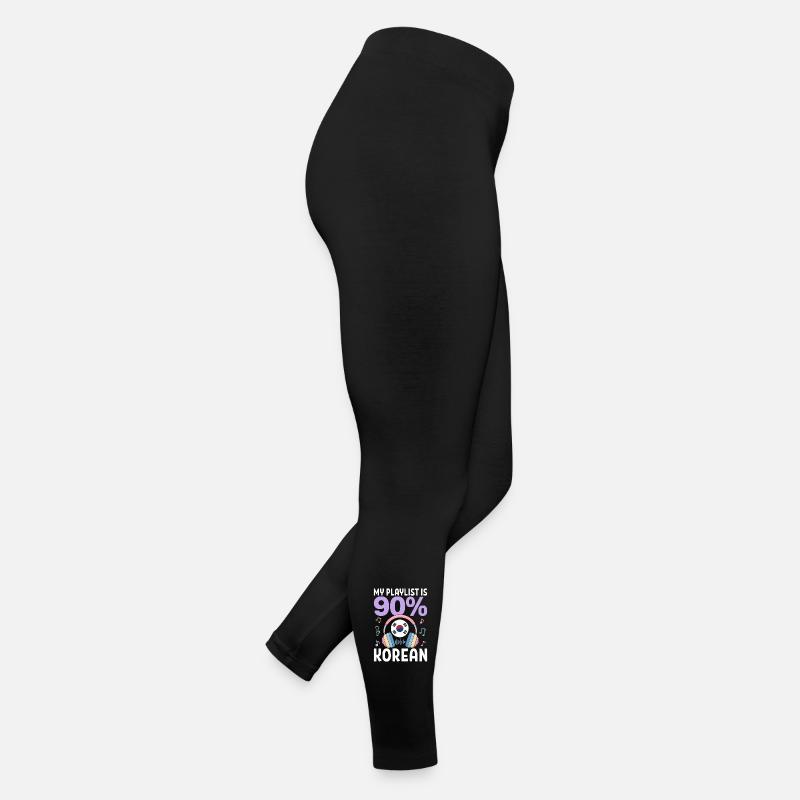 Ma playlist est à 90 % coréenne Legging en jersey Femme