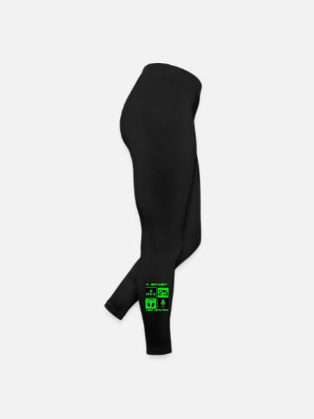 Gamer Level 25 Unlocked - Gaming - Frauen Jersey Leggings - Schwarz - Rechts