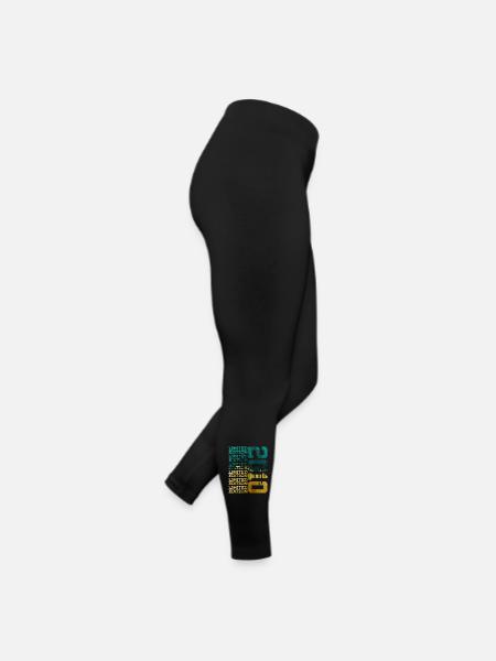 LIMITED EDITION 2010 16 JAHRE 16. GEBURTSTAG - Frauen Jersey Leggings - Schwarz - Rechts