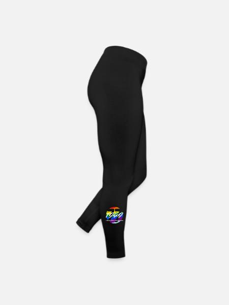 77e anniversaire 1949 cadeau pour hommes et femmes - Legging en jersey Femme - noir - Droite