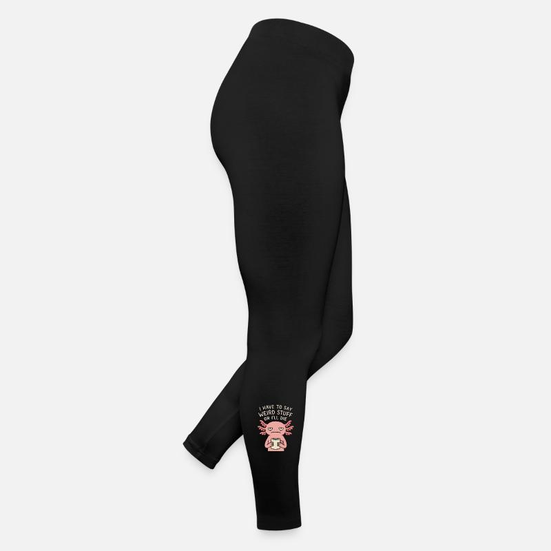 Axolotl Spruch Meme Humor Lustig Geschenkidee Frauen Jersey Leggings