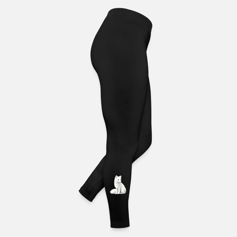 Illustration du renard blanc Legging en jersey Femme