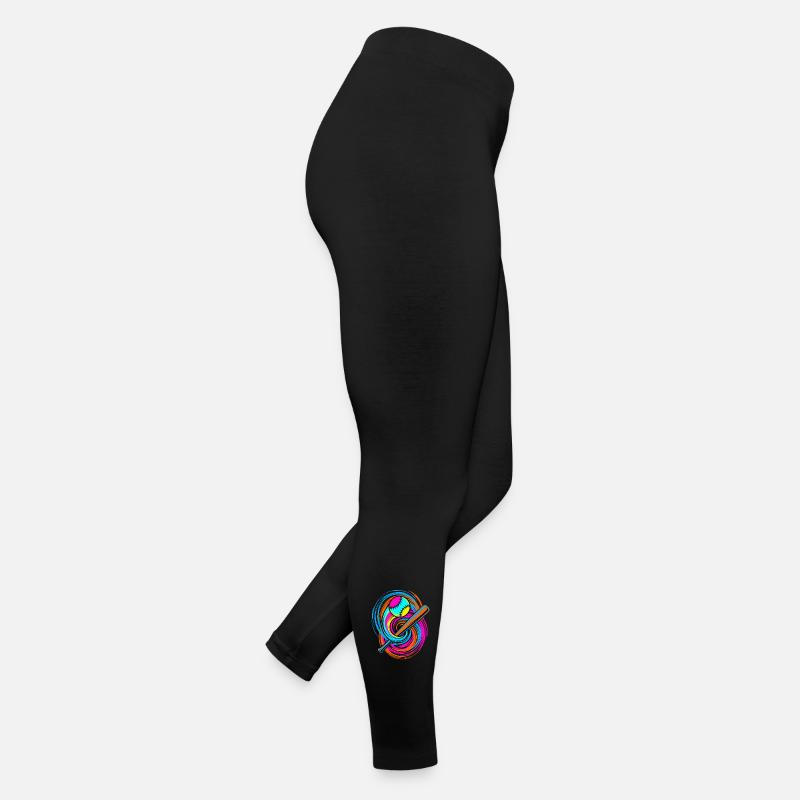 Baseball bat and ball Women’s Jersey Leggings