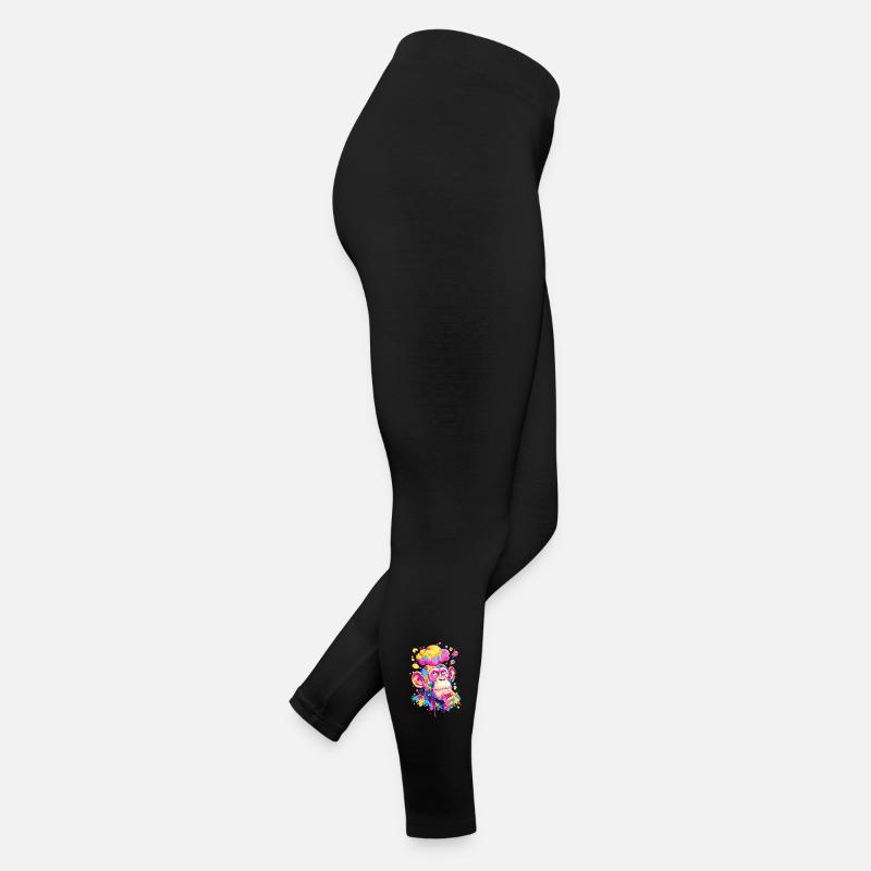 Colorful Color Rush Monkey Women’s Jersey Leggings
