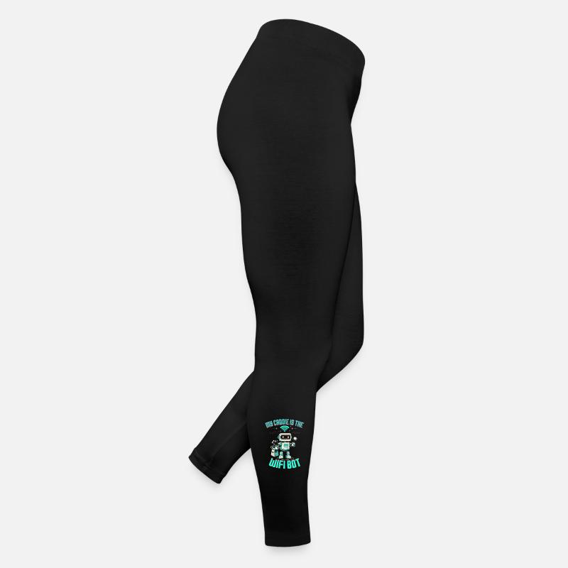 Golfsimulator My Caddie Is The Wifi Bot Frauen Jersey Leggings