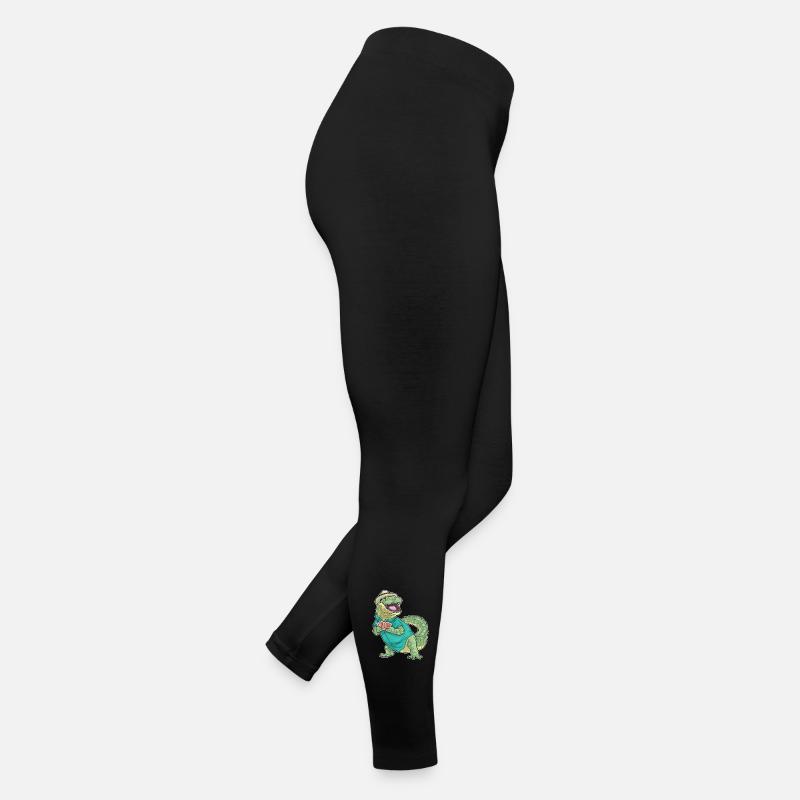 Crocodile Poker Poker Card Game Women’s Jersey Leggings