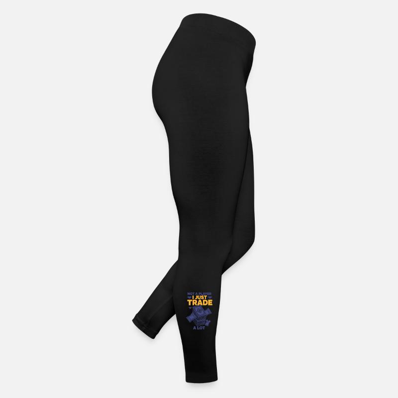 Not A Player I Just Trade A Lot Trading Card Women’s Jersey Leggings